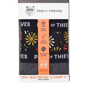 *New* PAIR OF THIEVES Mens Small Boxer Briefs Underwear Mesh Magic 2 pack